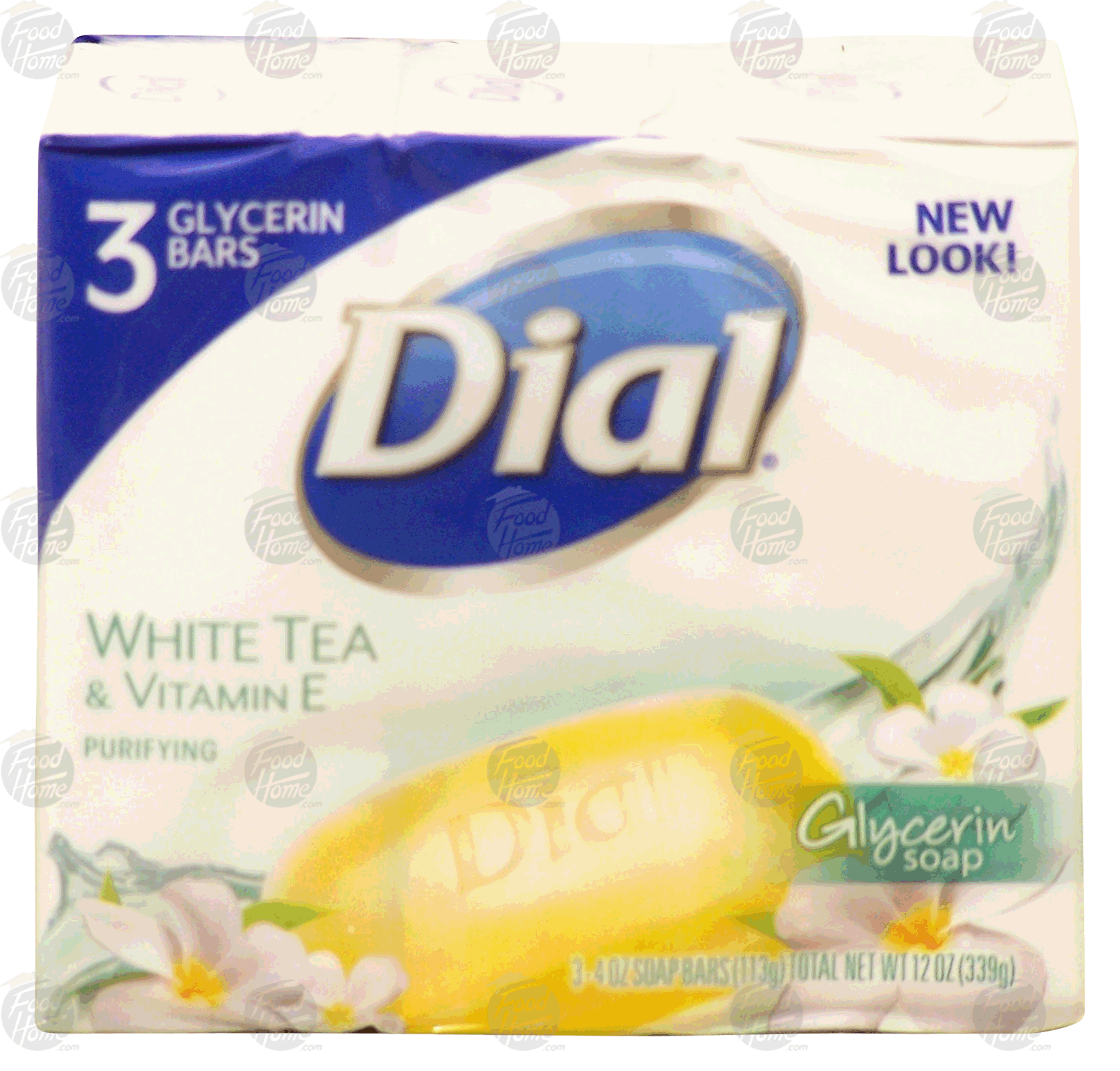 Dial Bar&nbsp;Soap&nbsp;Glycerin w/White Tea & Vitamins 4 Oz Full-Size Picture